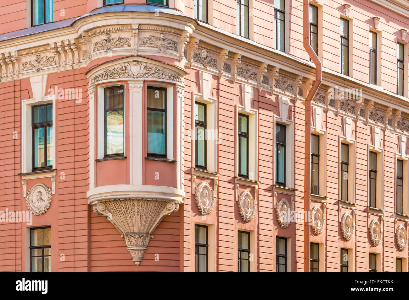 Apartment Building Corner Windows