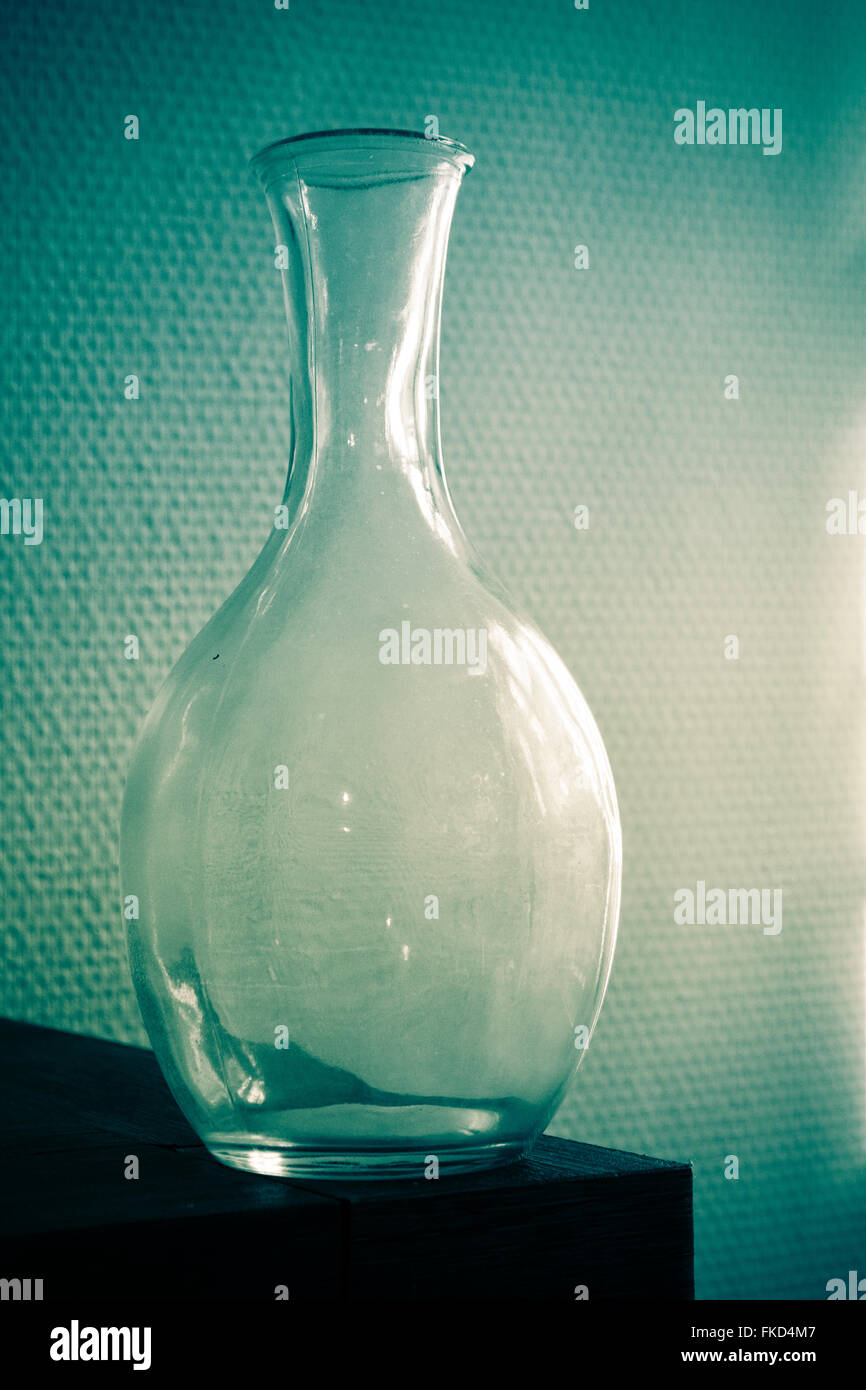 Fragile glass transparent vase Stock Photo Alamy