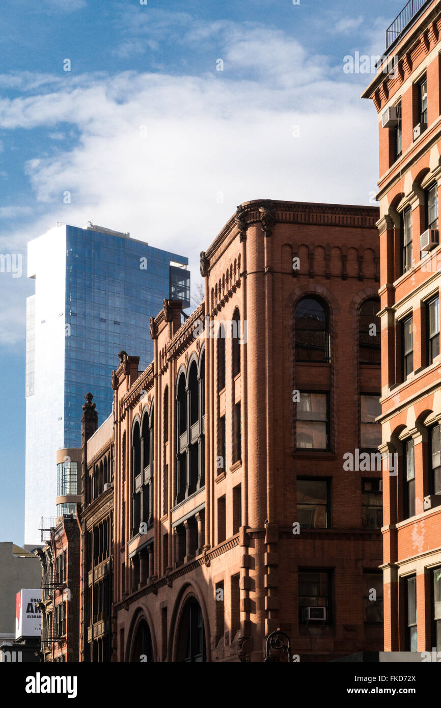Architecture, SoHo Cast Iron Historic District with Dominick Hotel in