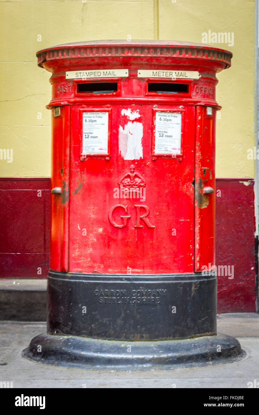 London post-box Stock Photo