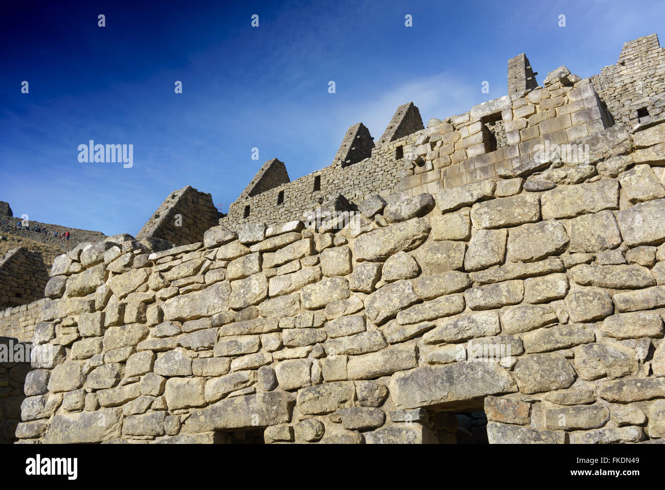 Machu picchu stone wall hi-res stock photography and images - Alamy