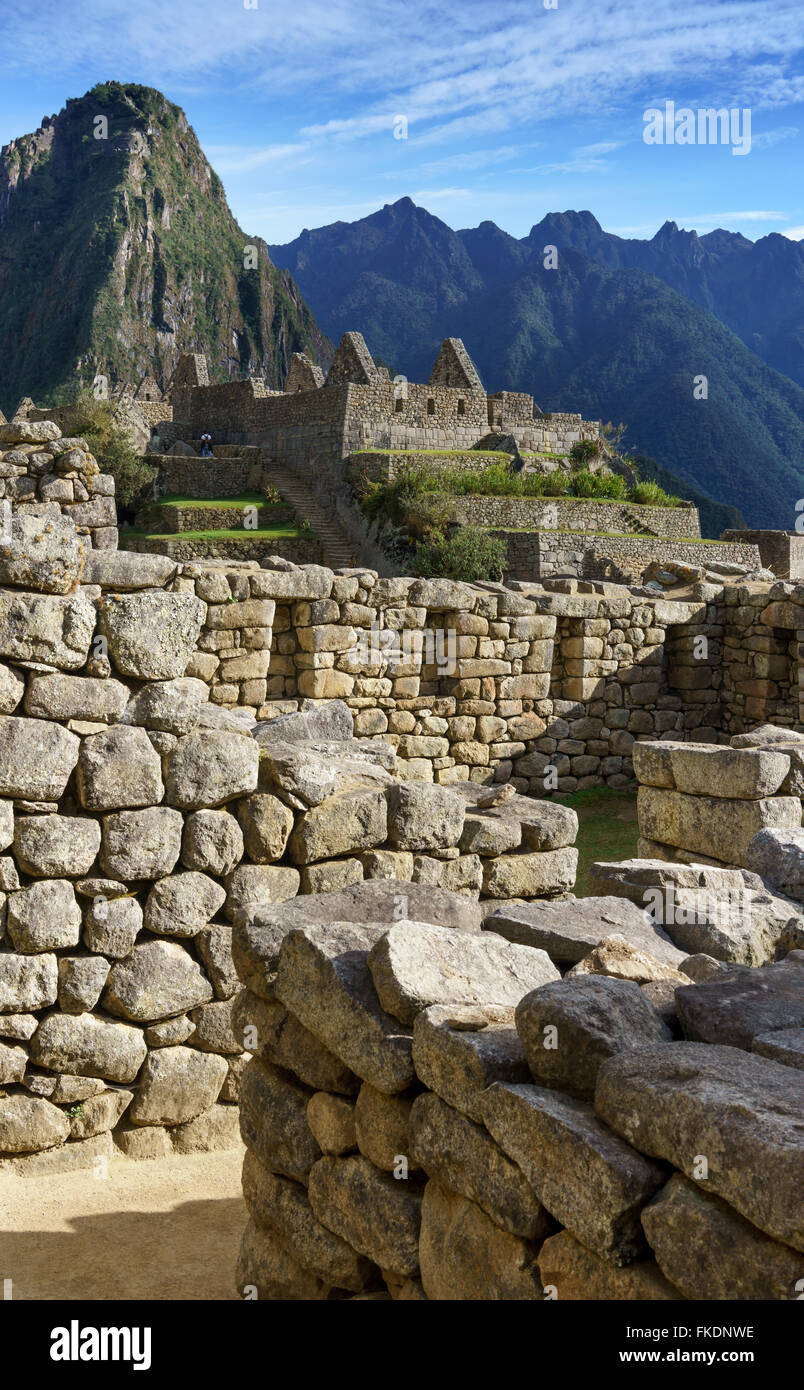 Machu Picchu, Cusco Region, Urubamba Province, Machupicchu District, Peru Stock Photo