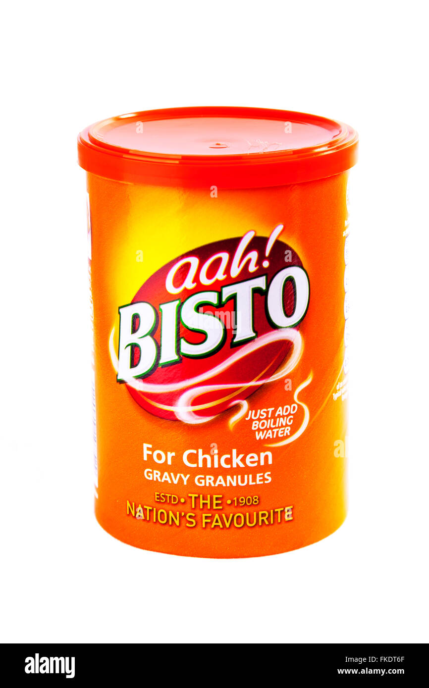 Bisto gravy chicken granules packet carton product logo box pack cutout