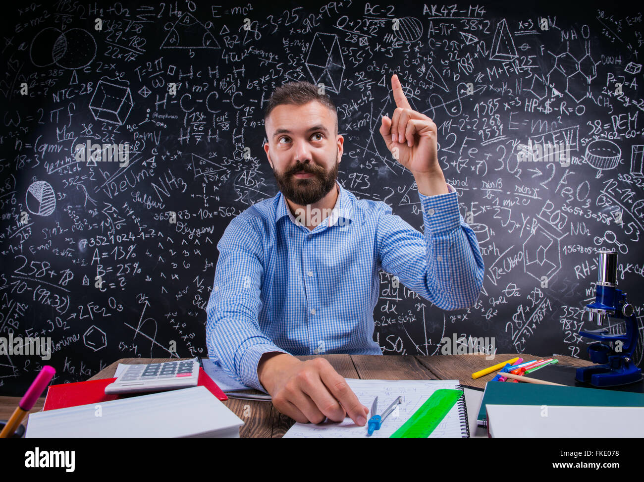 Teacher ruler hi-res stock photography and images - Alamy
