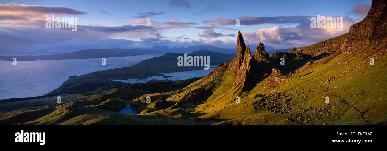 the Old Man of Storr, Trotternish, Isle of Skye, Scotland, UK Stock Photo