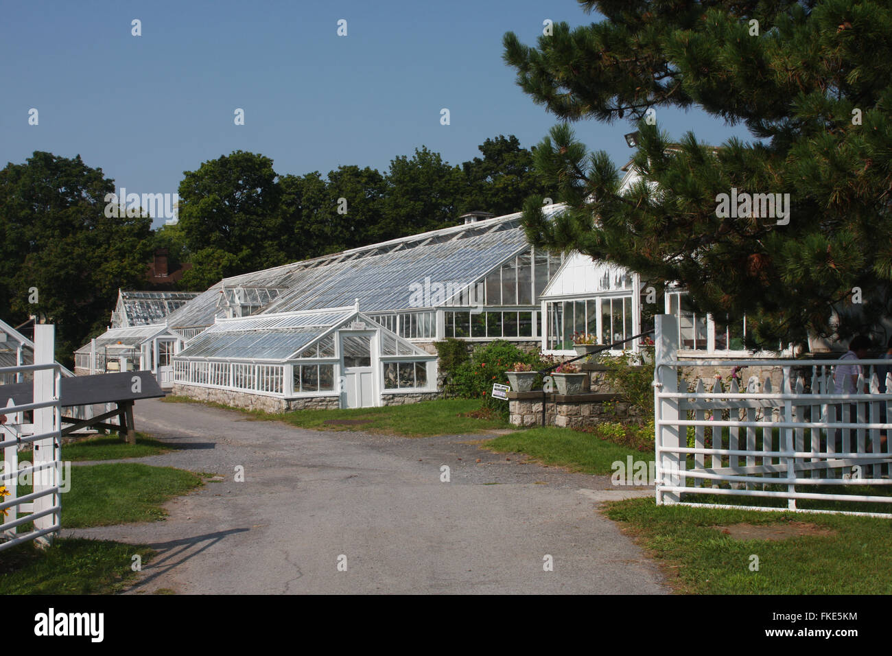 Canandaigua, New York, Sonnenberg Gardens and Mansion State Park. Lord and Burnham Greenhouses