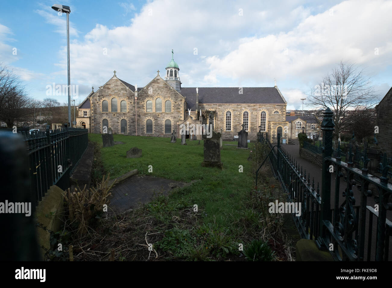 St Columba's Church Longtower Derry Londonderry Northern Ireland Stock