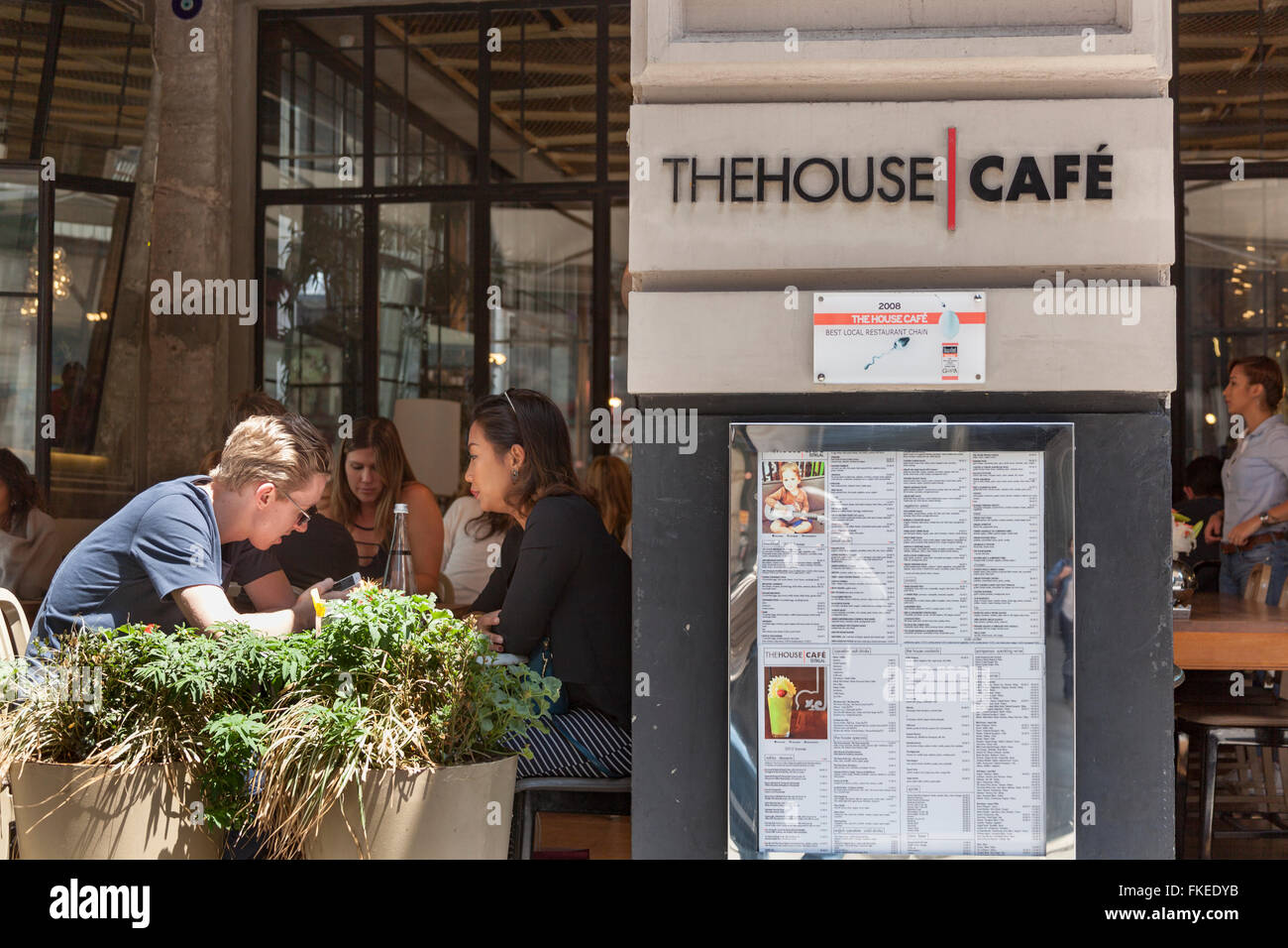 The House Cafe, Istiklal Street, Beyoglu District, Istanbul, Turkey Stock Photo