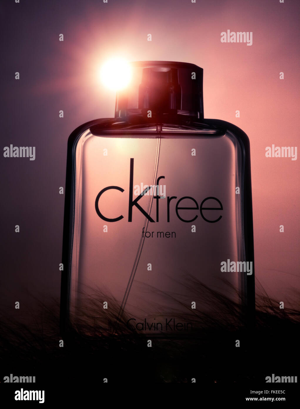 Conceptual image of Calvin Klein CK free men's fragrance Stock Photo - Alamy