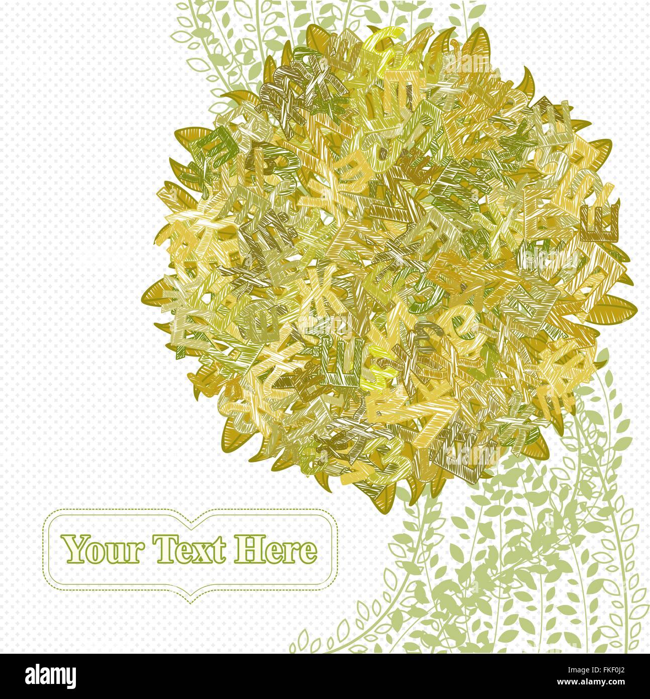 Letterleaf Autumn Tree Stock Vector Image & Art - Alamy