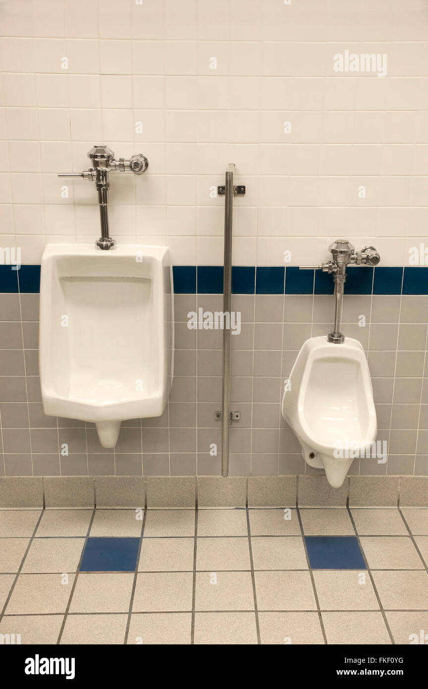 Public Urinals Stock Photo