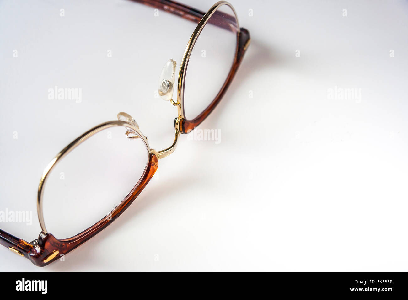Horn-Rimmed Glasses Stock Photo
