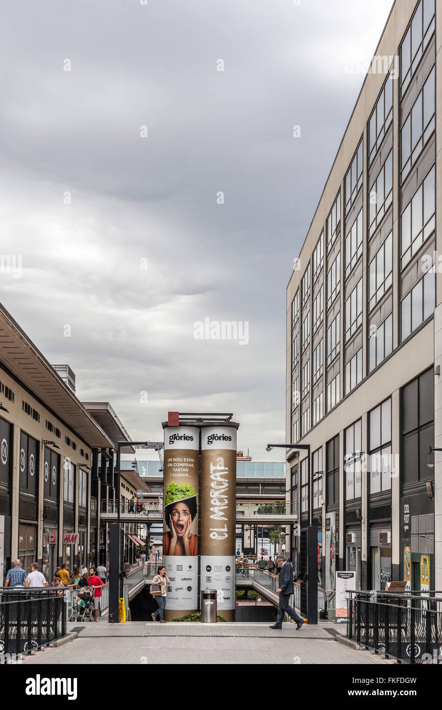 Centro Comercial Glòries, Barcelona. Stock Photo