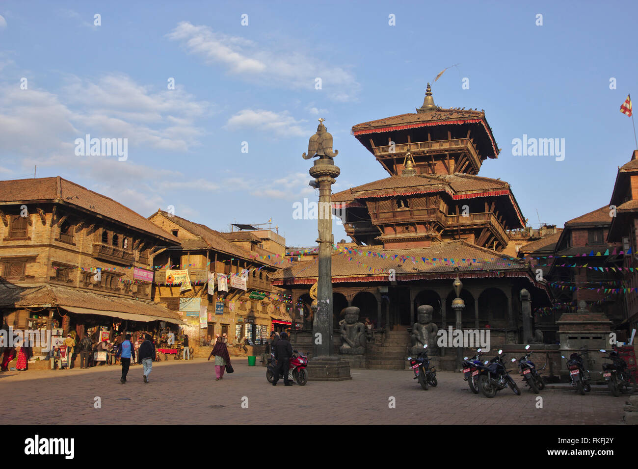 Dattatraya Temple on Tachupal Tole, Bhaktapur, Nepal Stock Photo - Alamy