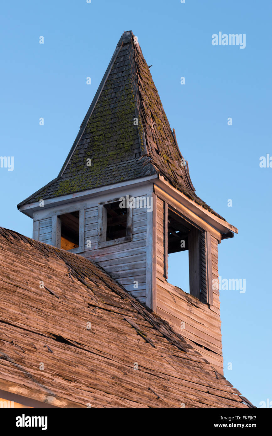 The Flora Methodist Church, built in 1896, Flora, Oregon Stock Photo