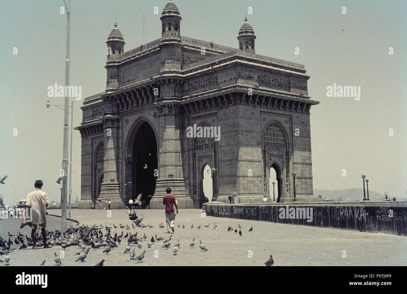 The Gateway of India in Mumbai in the early 1960s. Das Gateway of India in Mumbai in den frühen 1960 Jahren Stock Photo