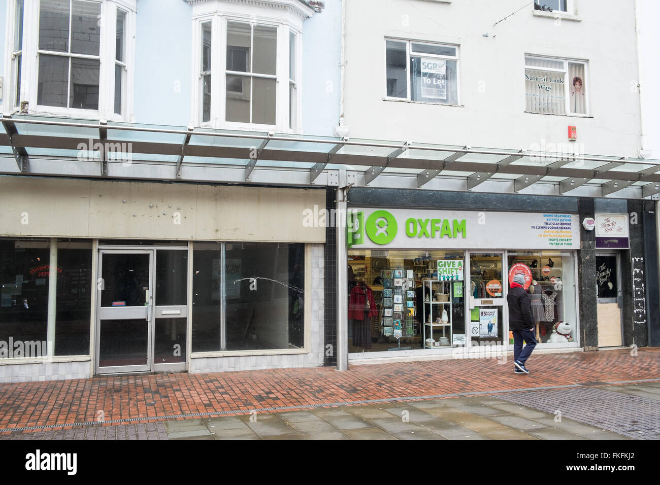 Stepney Street, one of the main shopping streets in declining trade in