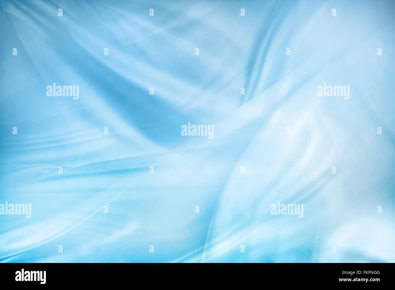 Abstract silky blue lines background Stock Photo