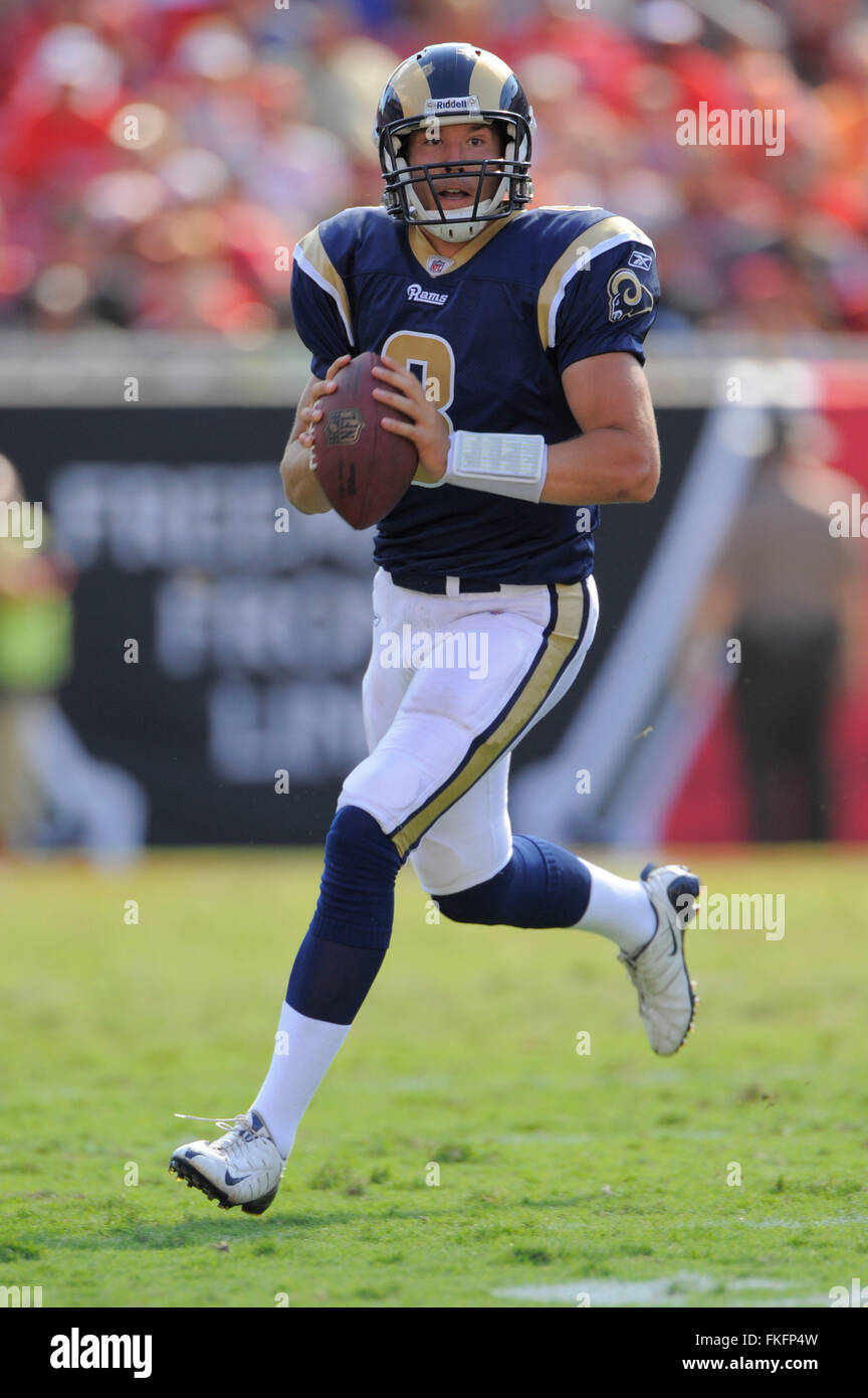 Sam James Rams Tampa, Florida, USA. 24th Oct, 2010. St. Louis Rams quarterback Sam ...