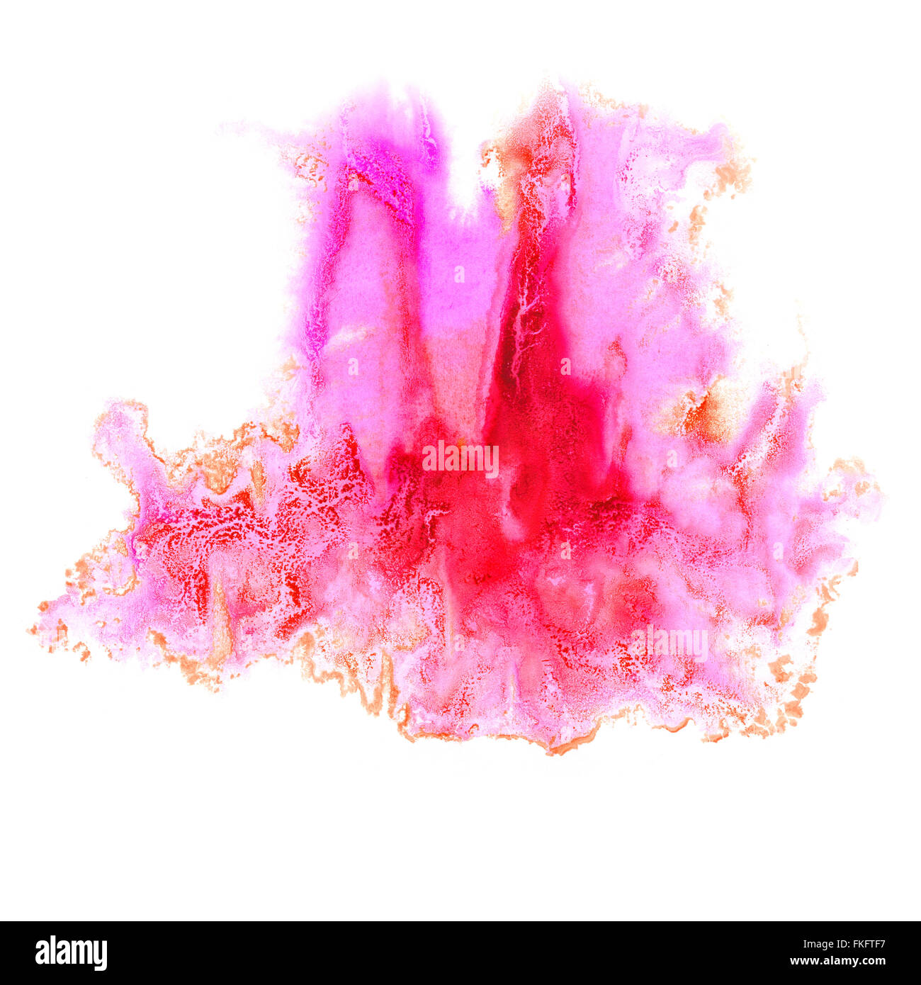 paint splash color ink watercolor isolated stroke splatter water Stock ...