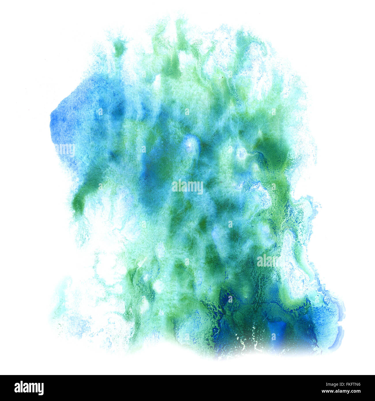 Blue stain ink blotch hi-res stock photography and images - Alamy
