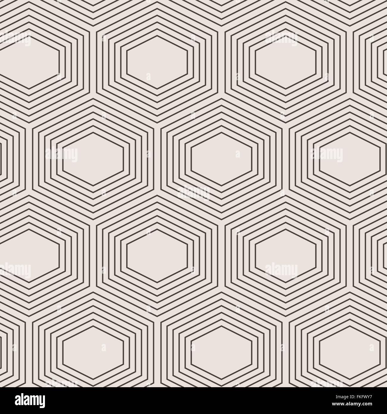 Seamless vector abstract geometric pattern of a hexagons Stock Vector ...