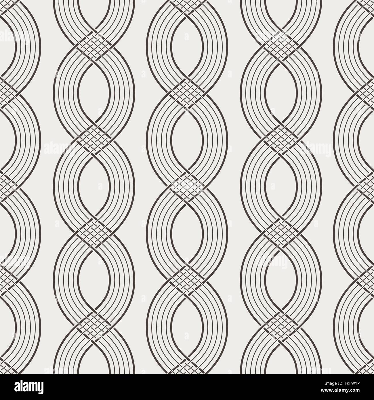Vector seamless pattern of interwoven ropes Stock Vector Image & Art ...