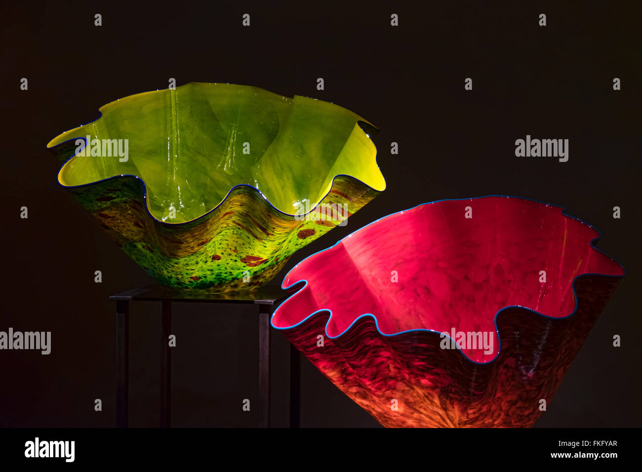 Chihuly Garden and Glass, a museum in Seattle, Washington, showcases ...