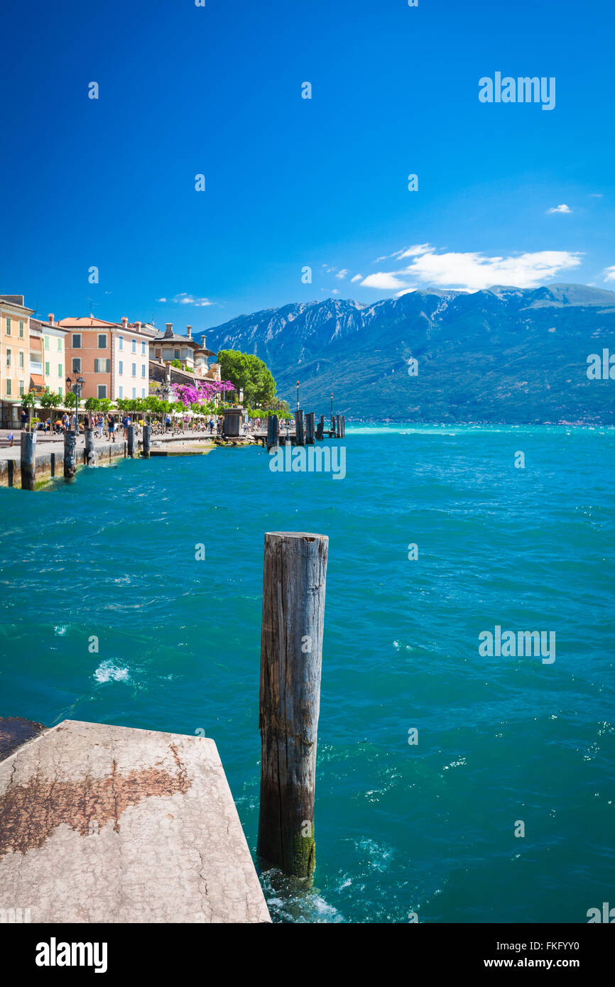Village of Gargnano Lake Garda Italy Stock Photo
