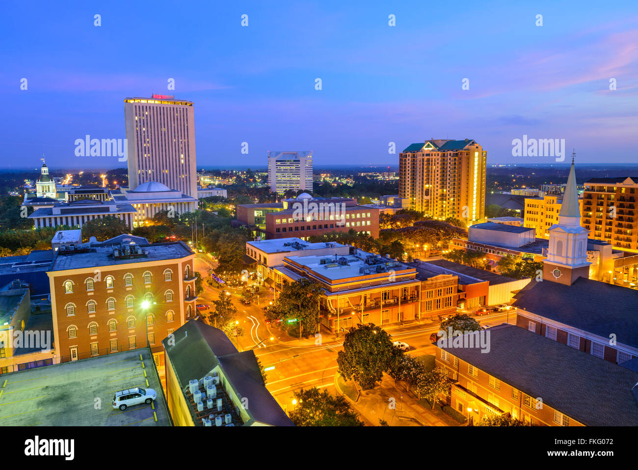 Tallahassee, Florida, USA downtown skyline. Stock Photo