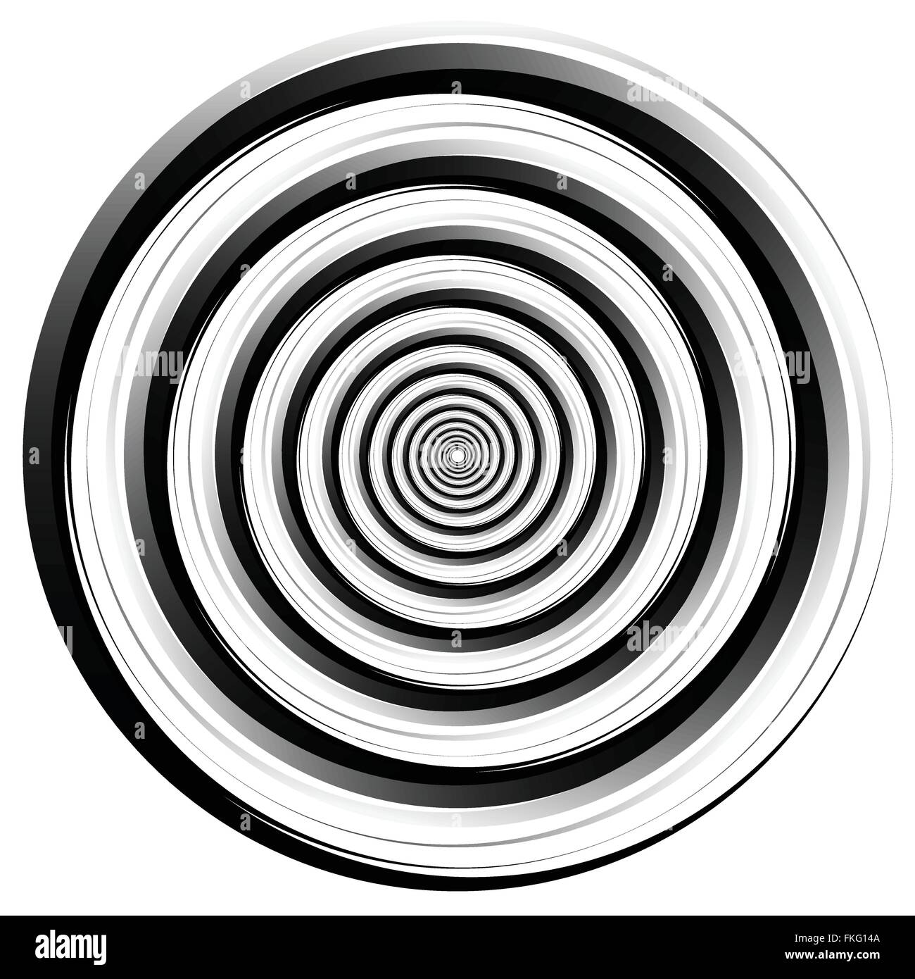 Abstract spirally element. Spinning, vortex graphic. Concentric circles ...