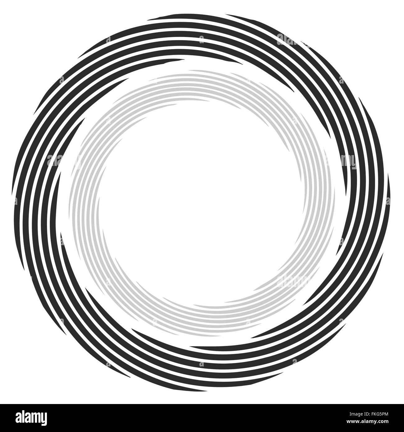 Abstract spirally element. Spinning, vortex graphic. Concentric circles ...