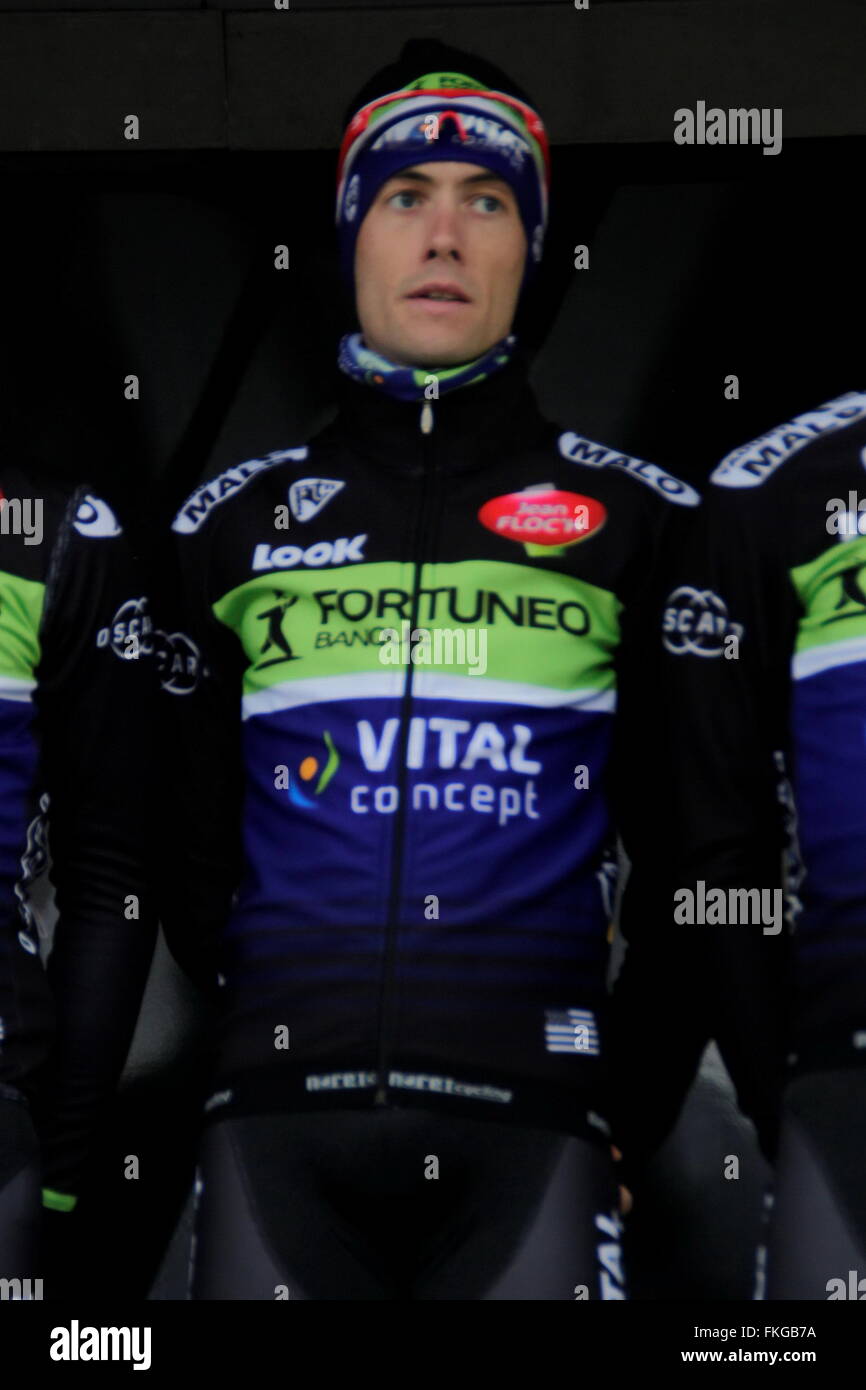 Anthony Delaplace out to the podium at the first stage of Paris Nice