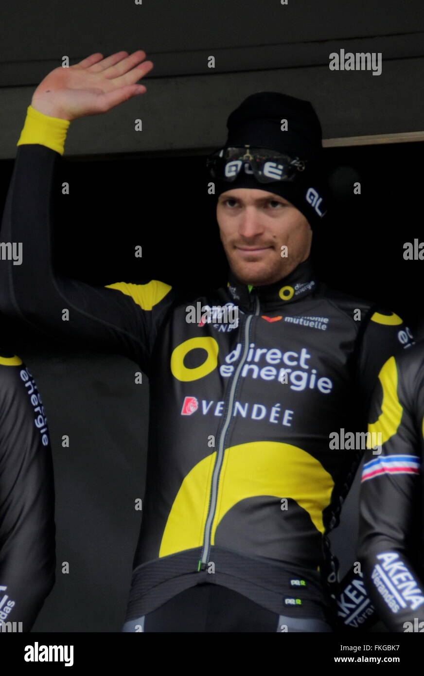Adrien Petit out to the podium at the first stage of Paris Nice March