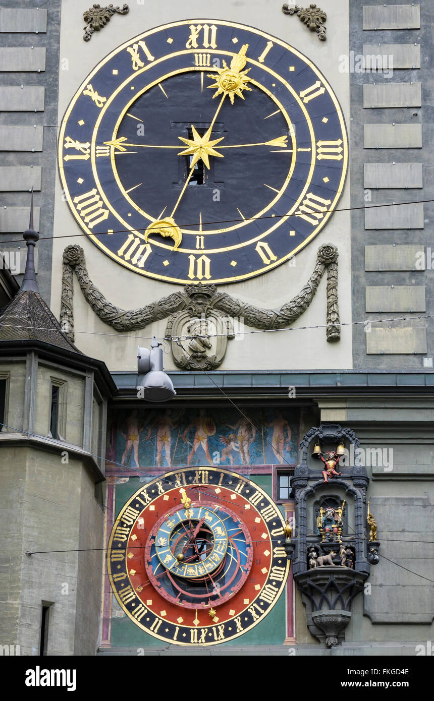 Clock Tower. Bern, Switzerland Stock Photo