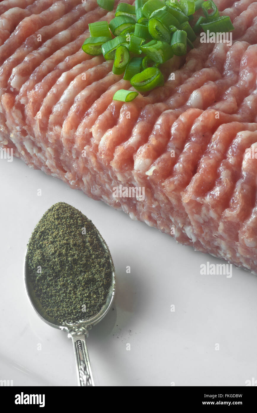 Hackepeter; Mett; seasoned minced pork meat eaten raw Stock Photo Alamy