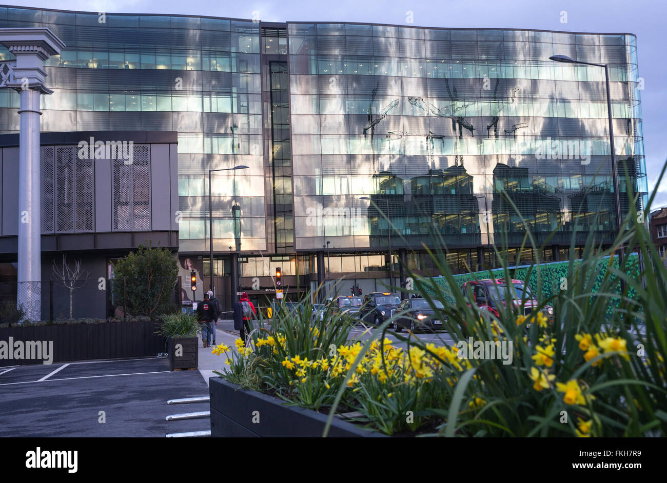 Kings place building in Kings Cross where the Guardian and Observer newspapers are based Stock Photo