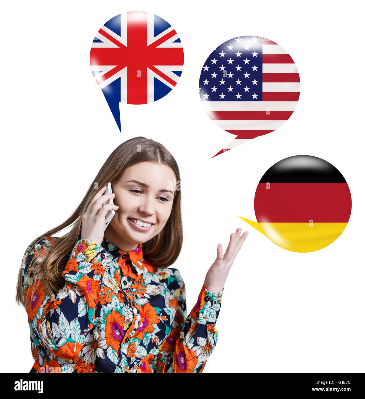 Learning of foreign languages concept Stock Photo Alamy