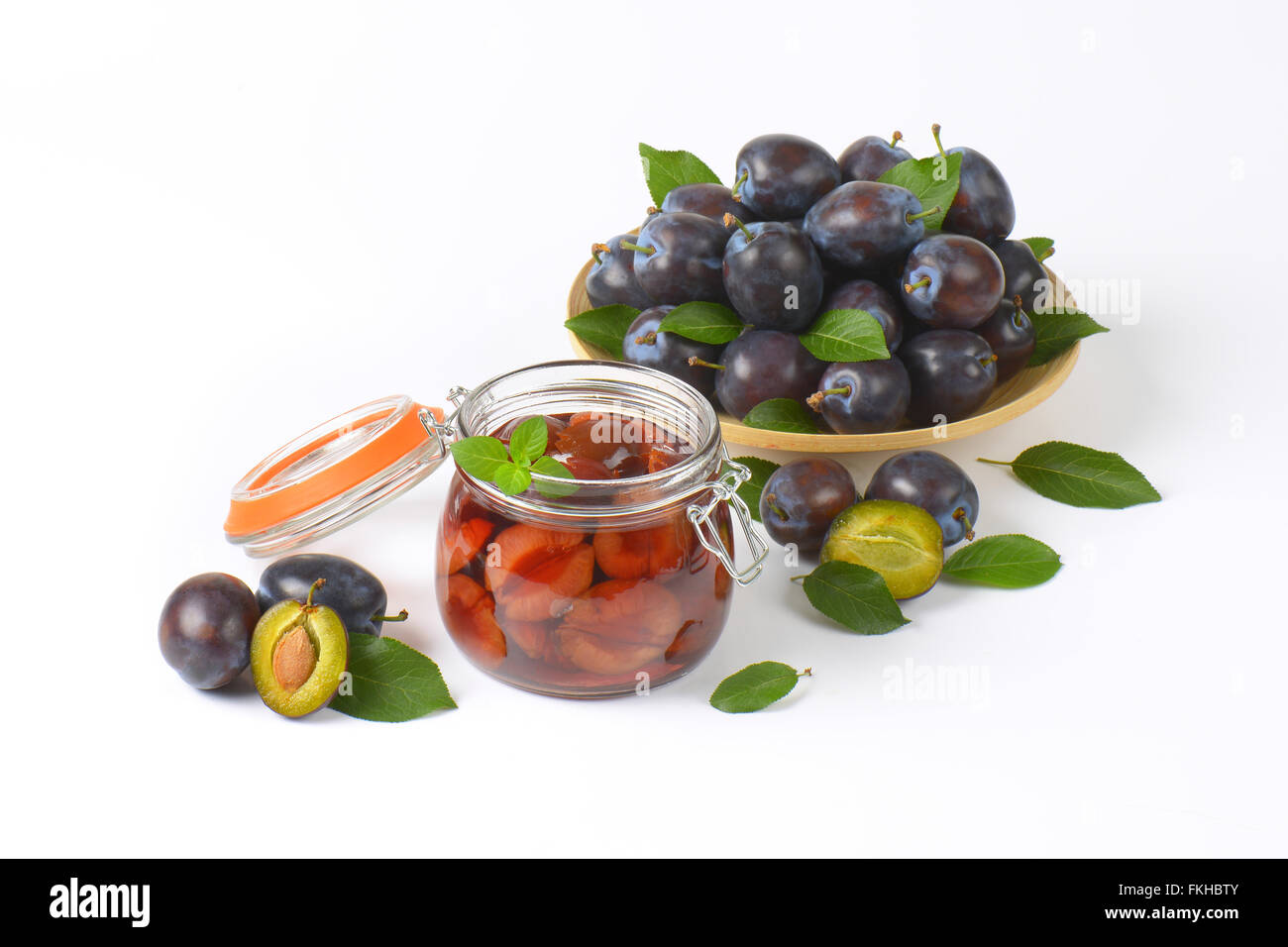 Preserved plums hires stock photography and images Alamy