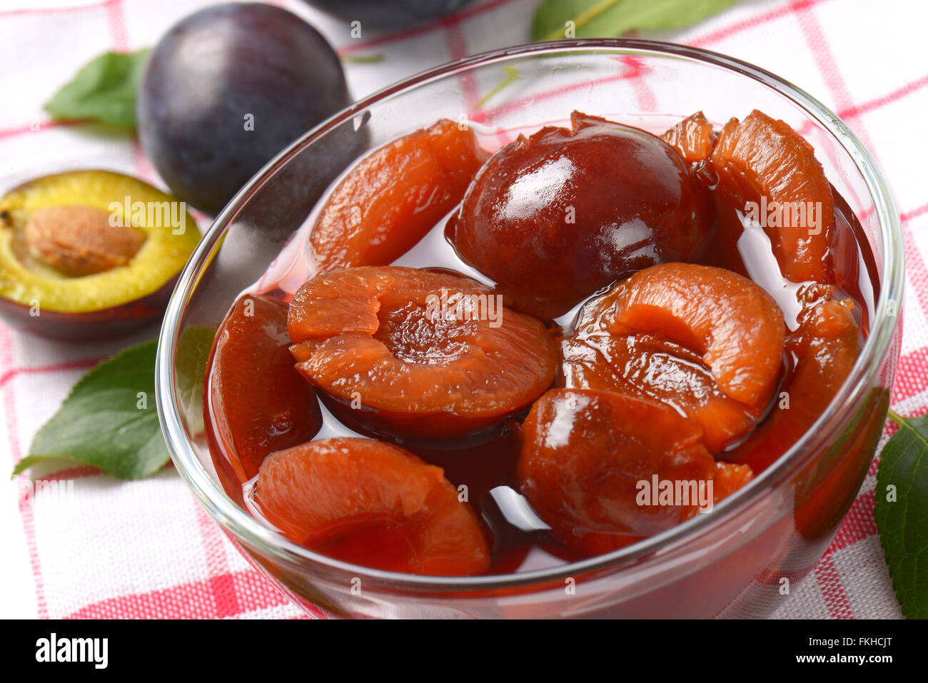 Preserved Plums Stock Photos & Preserved Plums Stock Images Alamy