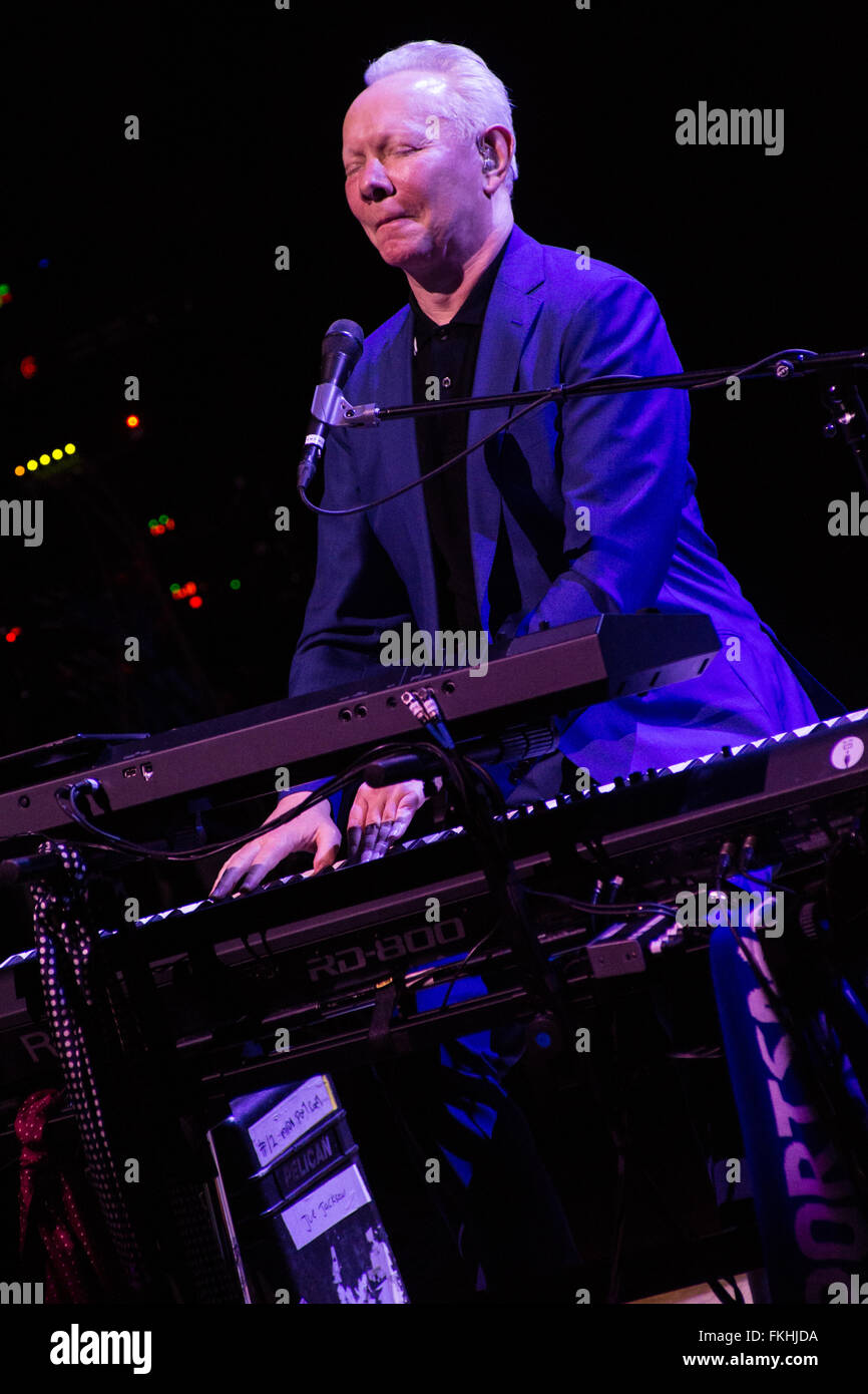 Milan Italy. 08th March 2016. The English singer songwriter JOE JACKSON ...
