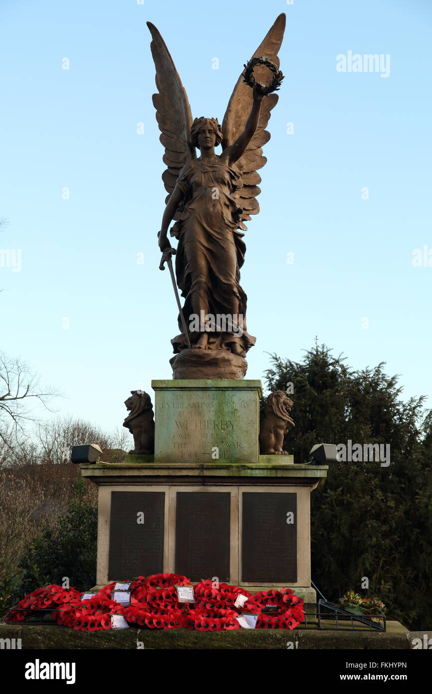 War memorial,Wetherby,N.Yorks,UK Stock Photo