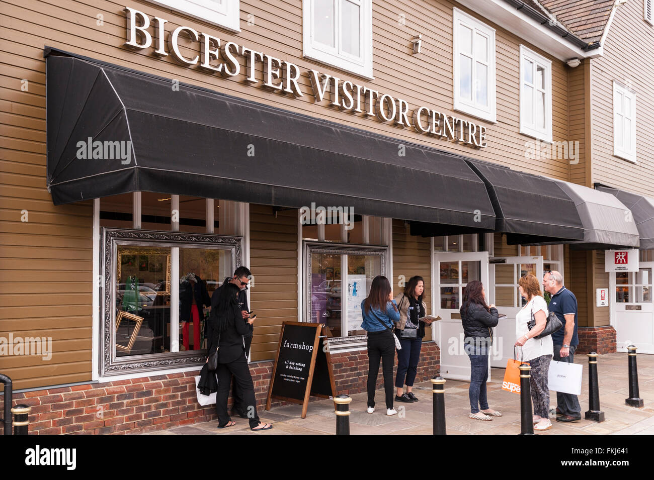 The Bicester Visitor Centre at Bicester Village in Bicester , Oxfordshire  , England , Britain , Uk Stock Photo