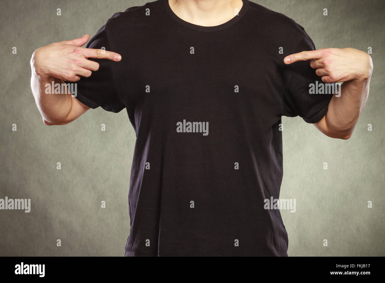 Black guy pointing himself hi-res stock photography and images - Alamy