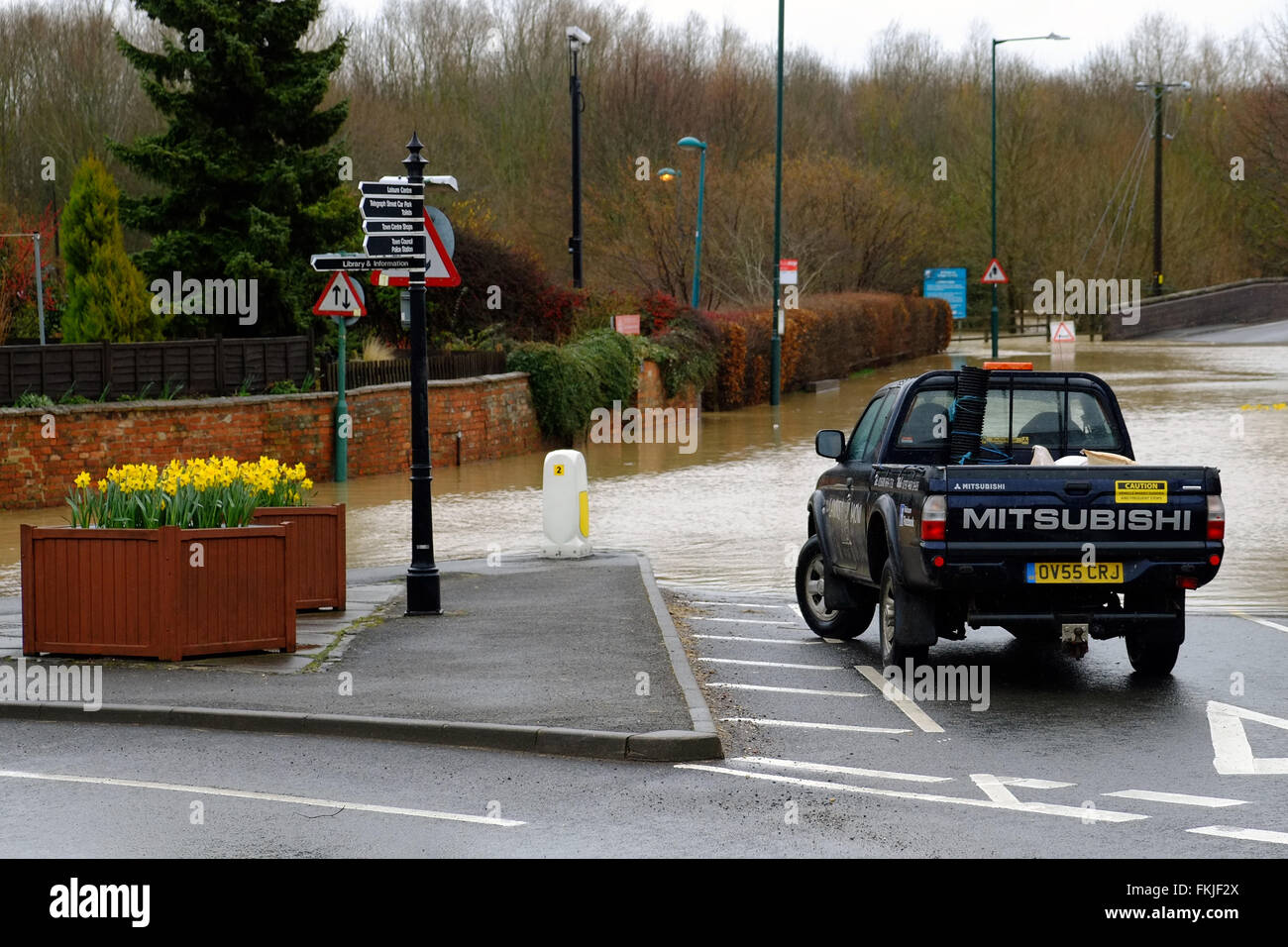 ShipstononStour, Warwickshire, England, UK. 9th March 2016. The River
