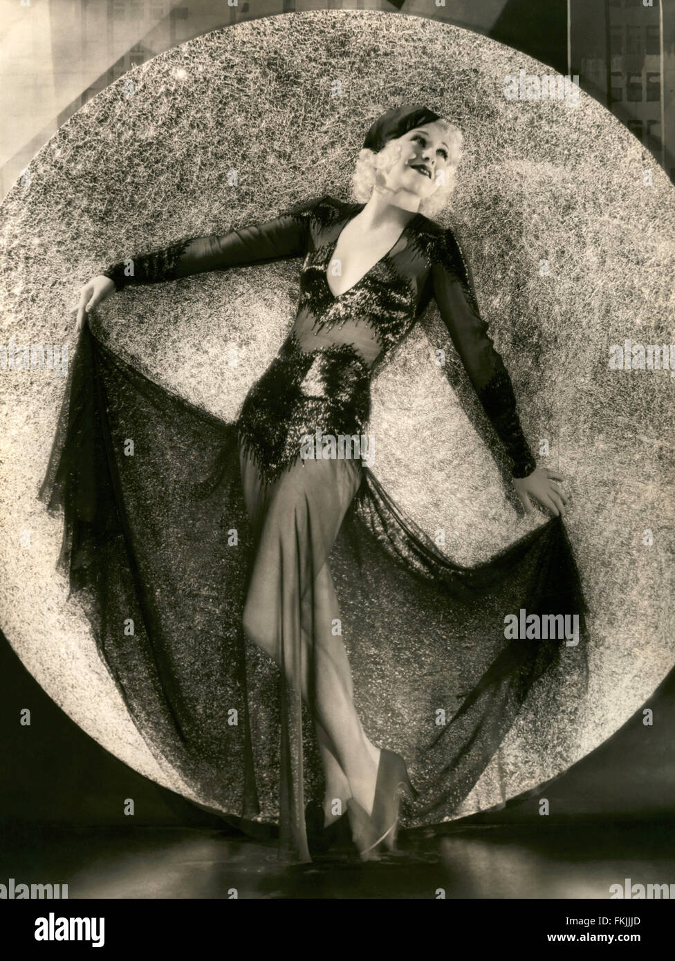 Portrait of Rogers Ginger in Gold Diggers of 1933   Stock Photo