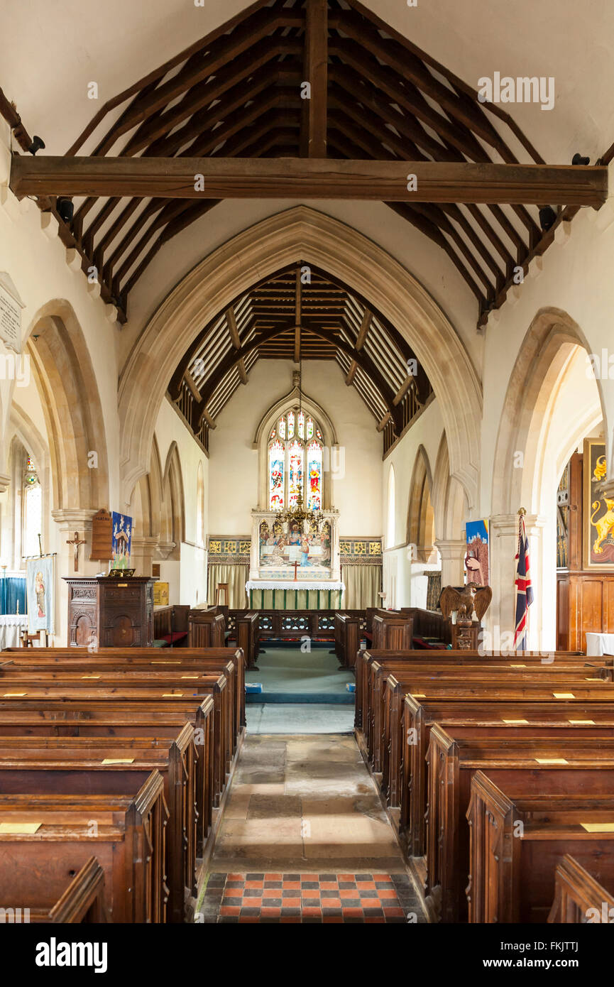 Inside St. Mary's Church In Frampton-on-severn , Gloucestershire 