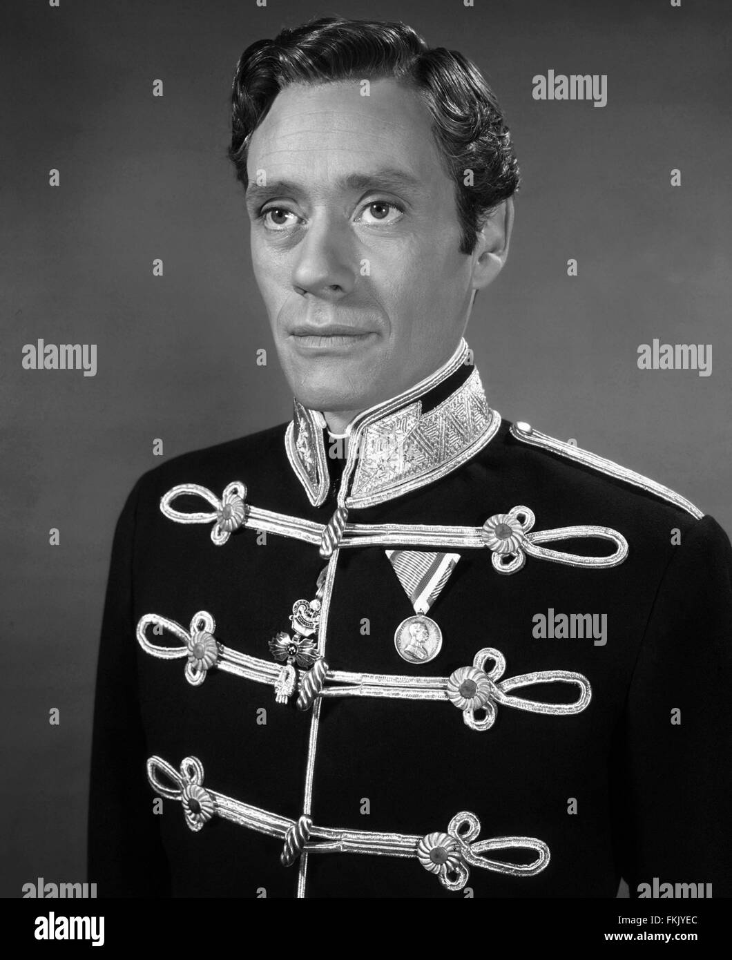 Portrait of Ferrer Mel in War and Peace Stock Photo