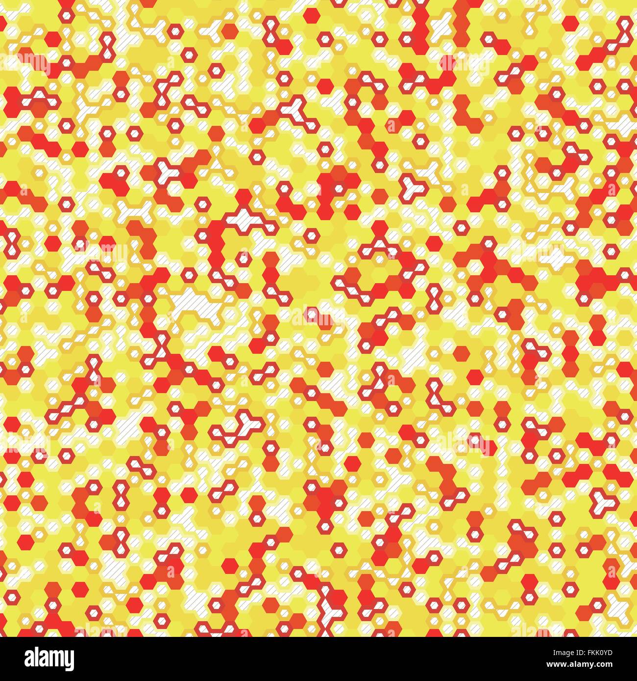 Vector digital background of hexagons Stock Vector Image & Art - Alamy