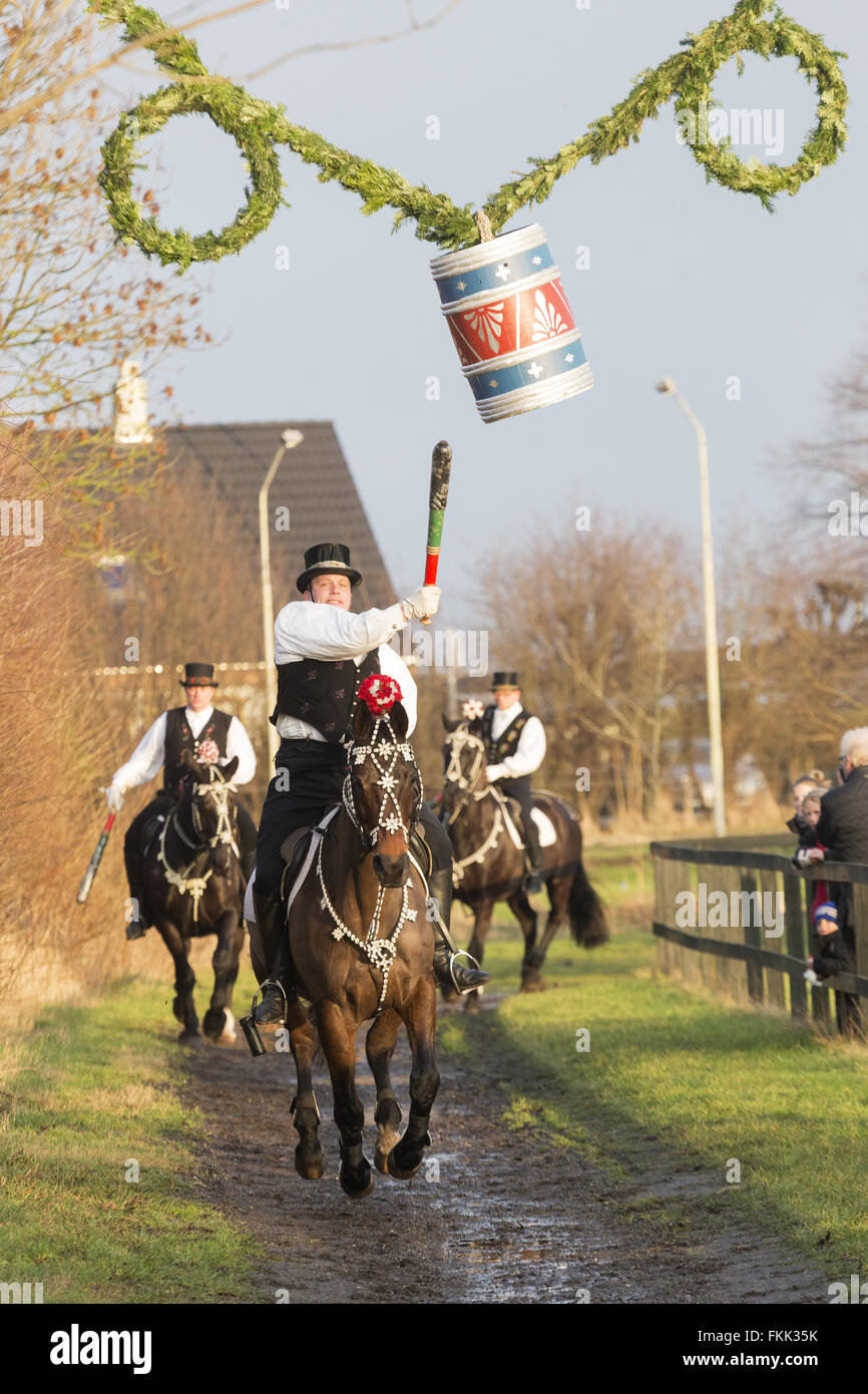 St Leonhard tradition procession Germany horse Stock Photo